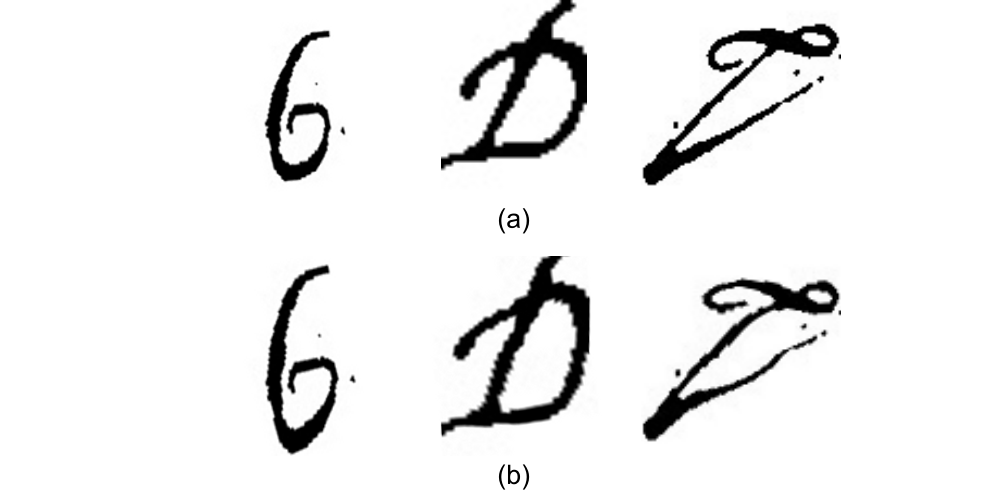 Two images of handwriting