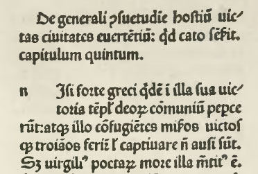 Closeup of printed text