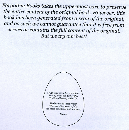 Poem on the copyright page of Areopagitica (Forgotton Books, 2011).